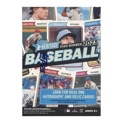 2023 Topps Heritage High Number Baseball Blaster Box