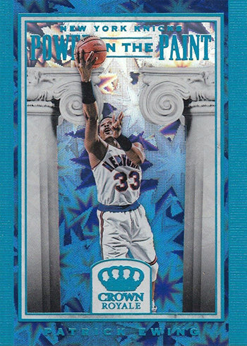 2018/19 Panini Crown Royale Basketball Cards - Patrick Ewing