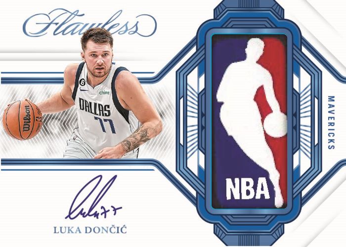 2022/23 Panini Flawless Basketball Cards-Luka Doncic Auto Logoman