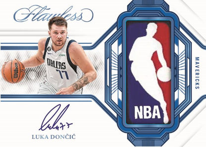 2022/23 Panini Flawless Basketball Cards-Luka Doncic Auto Logoman