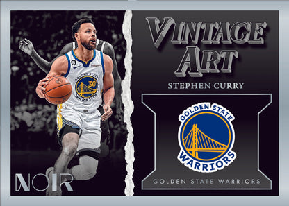 2022/23 Panini Noir Basketball Hobby Box-Stephen Curry