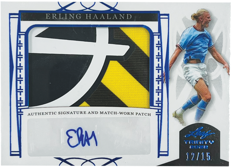 2022 Leaf Trinity Soccer Cards-Erling Haaland Auto