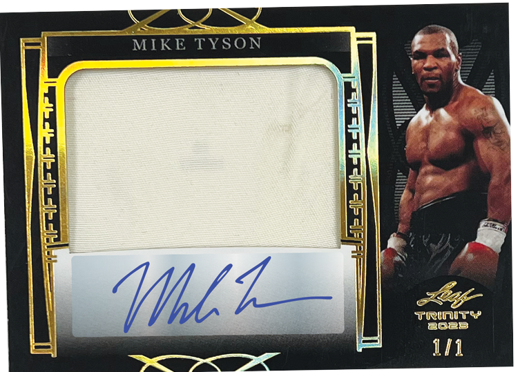 2022 Leaf Trinity Soccer Cards-Mike Tyson Auto