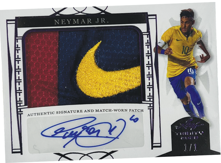 2022 Leaf Trinity Soccer Cards-Neymar Auto