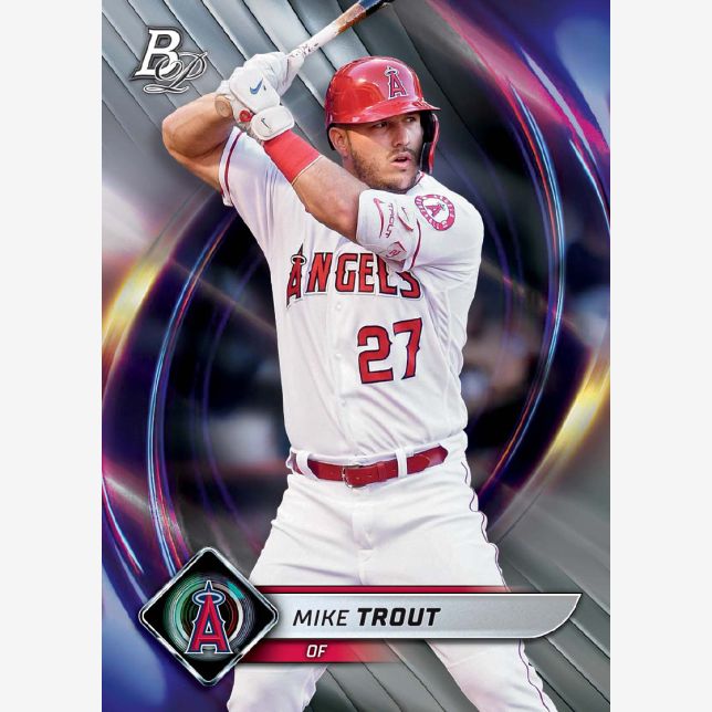 2022 Bowman Platinum Baseball Mega Box-Mike Trout