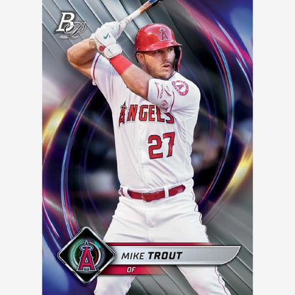 2022 Bowman Platinum Baseball Mega Box-Mike Trout