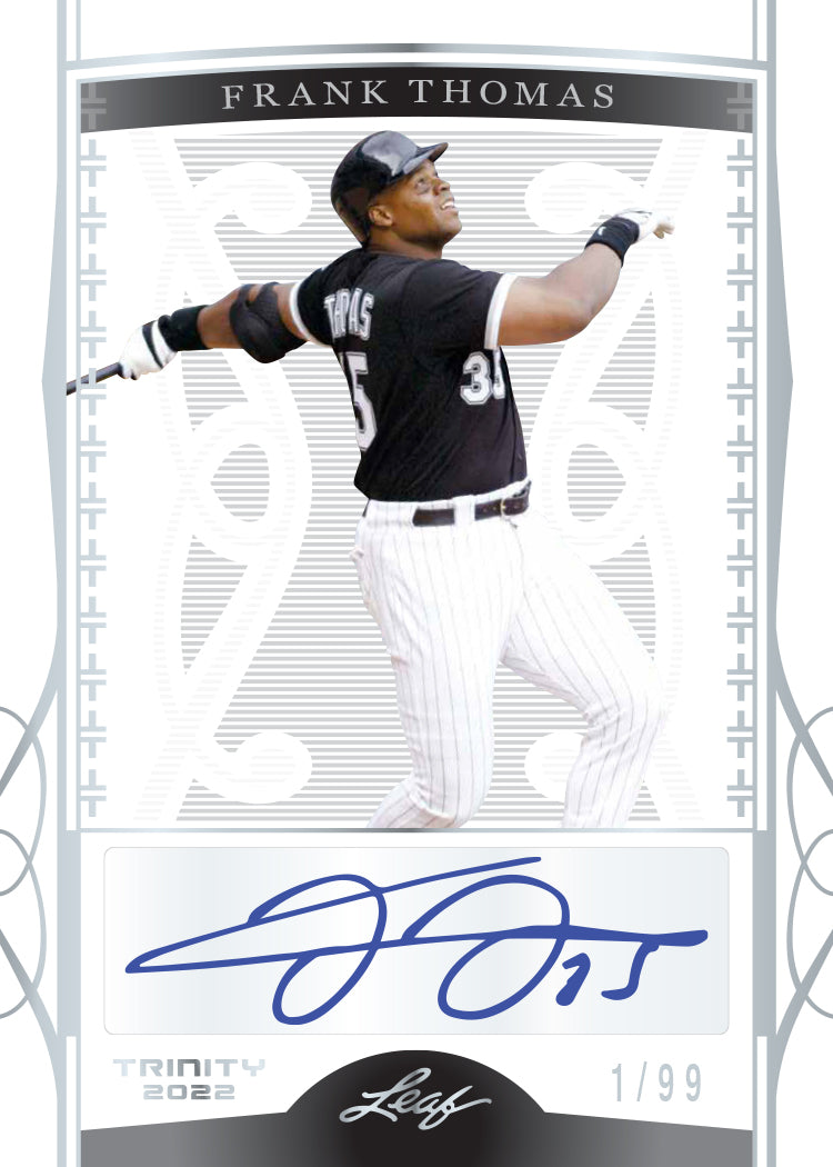 2022 Leaf Trinity Baseball Hobby Box-Frank Thomas