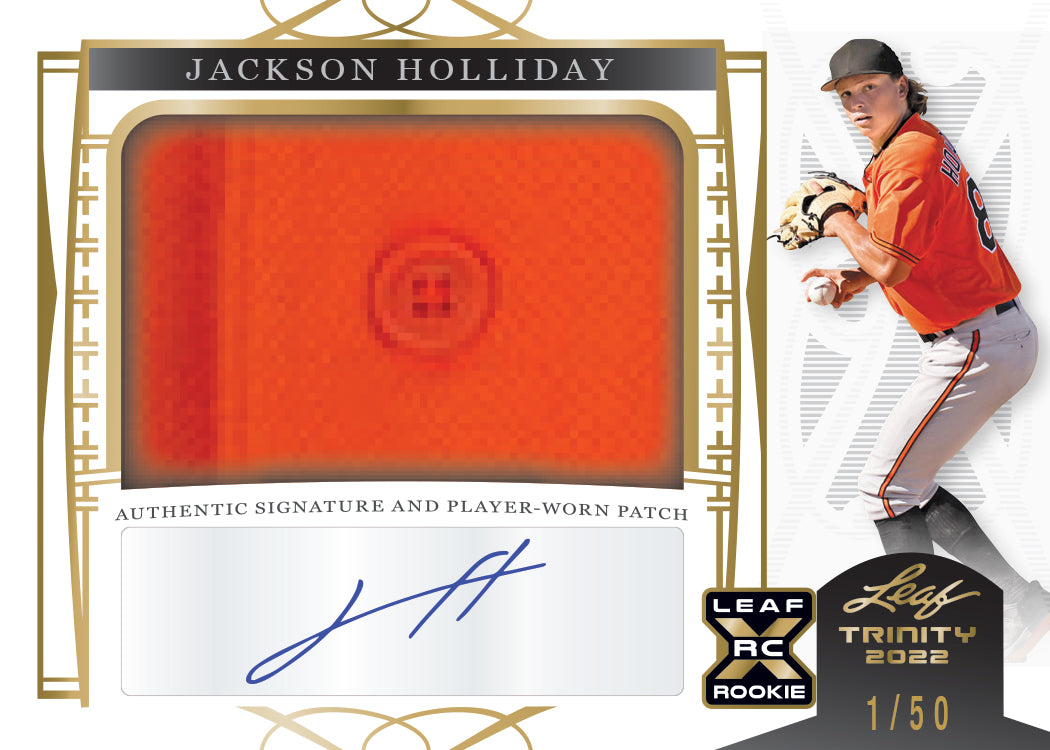 2022 Leaf Trinity Baseball Hobby Box-Jackson Holliday