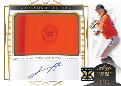 2022 Leaf Trinity Baseball Hobby Box-Jackson Holliday