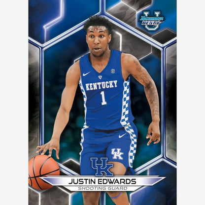 2023/24 Bowman University's Best Basketball Cards-Justin Edwards