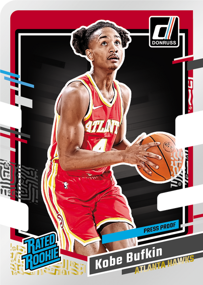 2023/24 Panini Donruss Basketball Cards-Kobe Bufkin_Rated Rookie