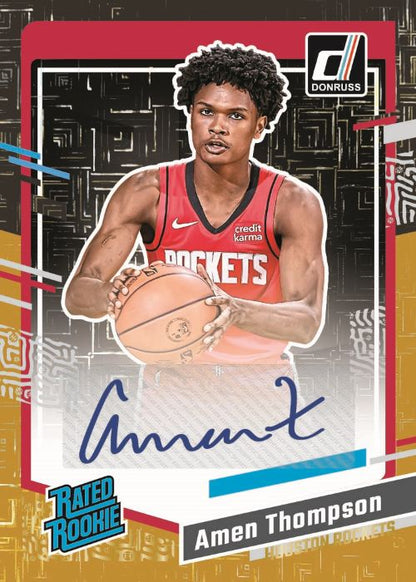 2023/24 Panini Donruss Choice Basketball Cards-Amen Thompson Rated Rookies