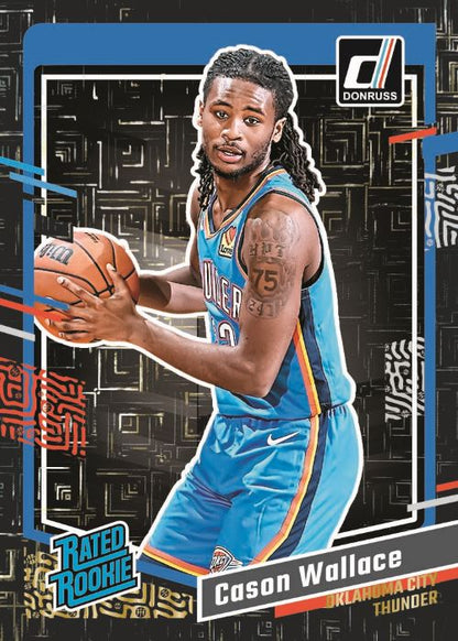 2023/24 Panini Donruss Choice Basketball Cards-Cason Wallace-Rated Rookies