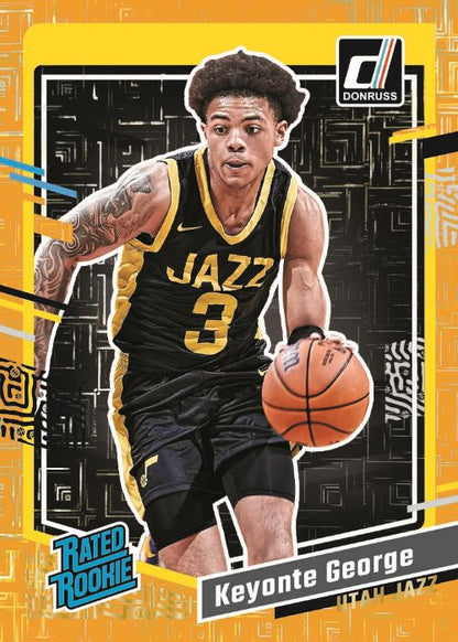 2023/24 Panini Donruss Choice Basketball Cards-Keyonte George-Rated Rookies