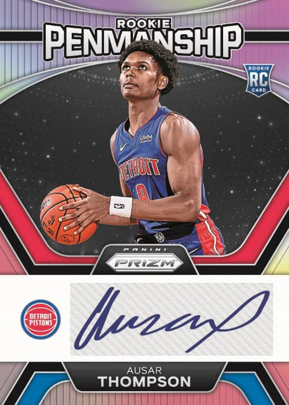 2023/24 Panini Prizm Basketball Cards - Ausar Thompson Auto_Penmanship