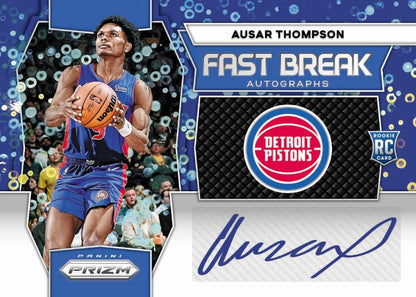 2023/24 Panini Prizm Basketball Fast Break Cards-Ausar Thompson Auto
