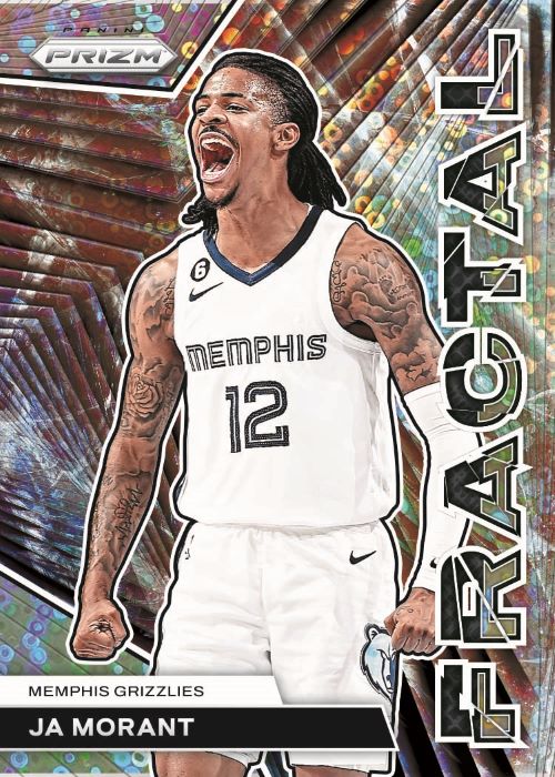 2023/24 Panini Prizm Basketball Fast Break Cards-Ja Morant-Fractal