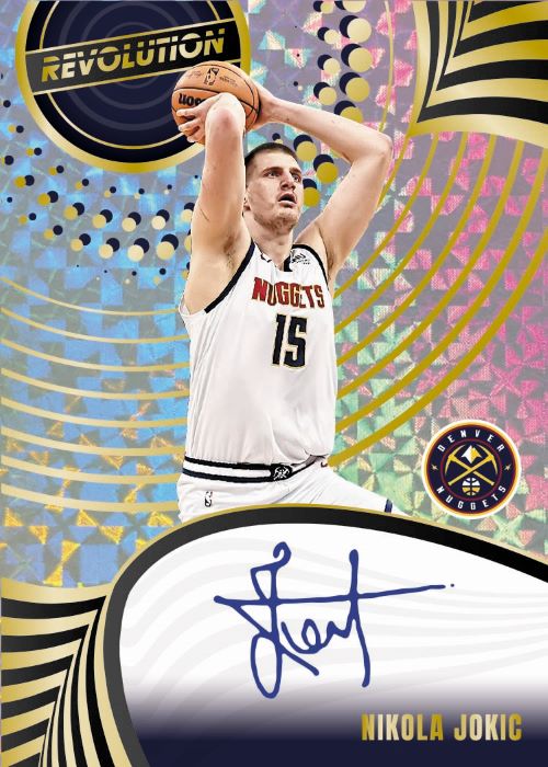 2023/24 Panini Revolution Basketball Cards-Nikola Jokic Auto