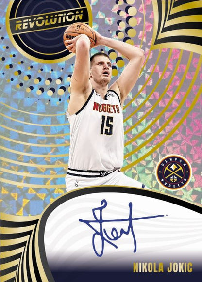 2023/24 Panini Revolution Basketball Cards-Nikola Jokic Auto
