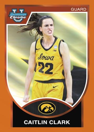 2023/24 Bowman Chrome University Basketball -Caitlin Clark