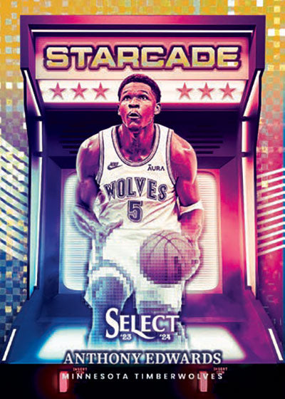 2023/24 Panini Select Basketball Cards -  Anthony Edwards