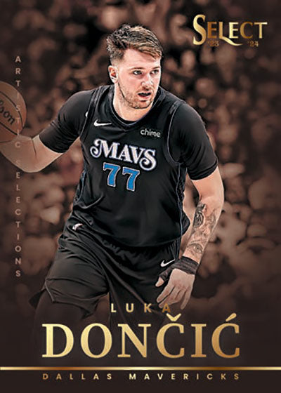 2023/24 Panini Select Basketball Cards -  Luka Doncic Artistic Selections