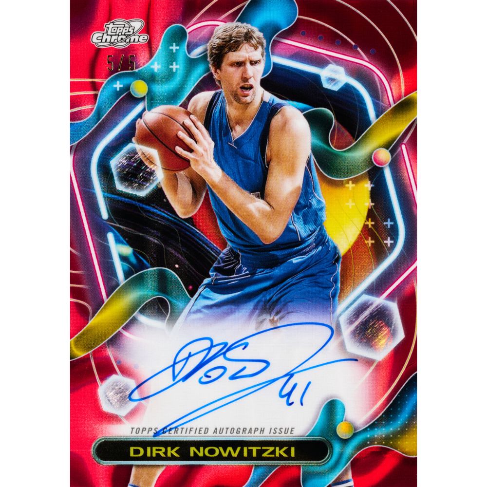 2023/24 Topps Cosmic Chrome Basketball Cards - Dirk Nowitzki