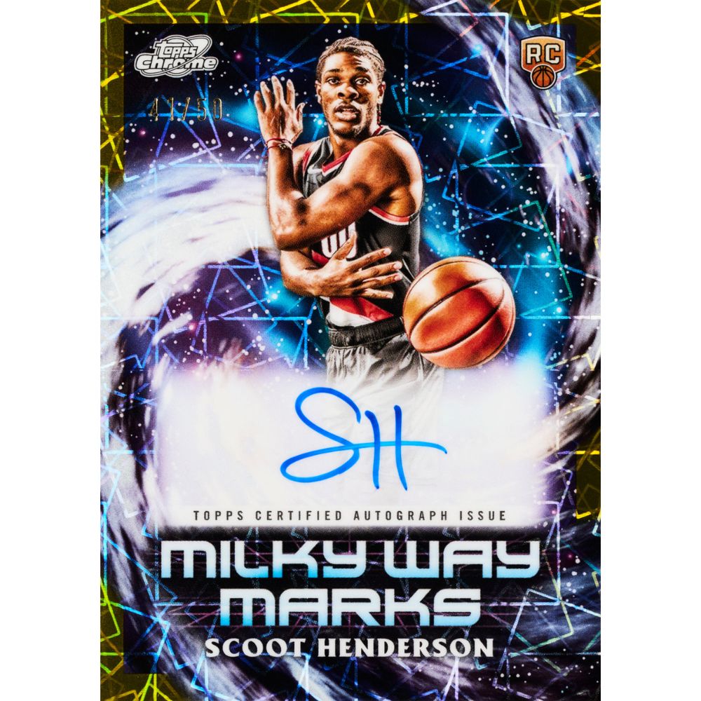 2023/24 Topps Cosmic Chrome Basketball Cards - Scoot Henderson