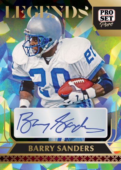 2023 Leaf Pro Set Pure Football Cards-Barry Sanders