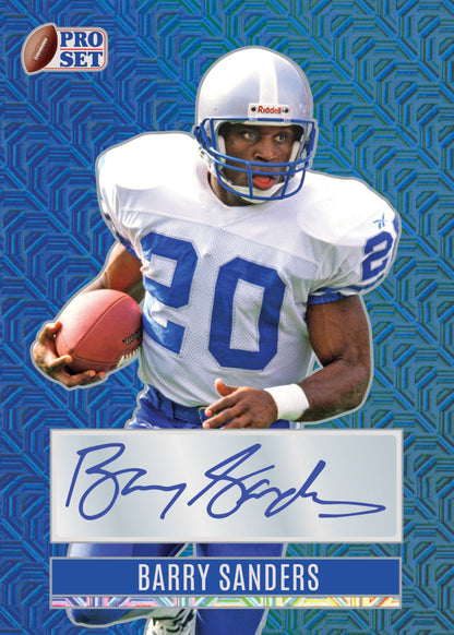 2023 Leaf Pro Set Metal Football Cards-Barry Sanders