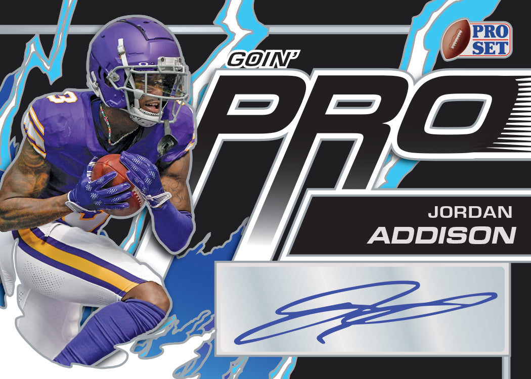 2023 Leaf Pro Set Metal Football Cards-Jordan Addison_Going Pro