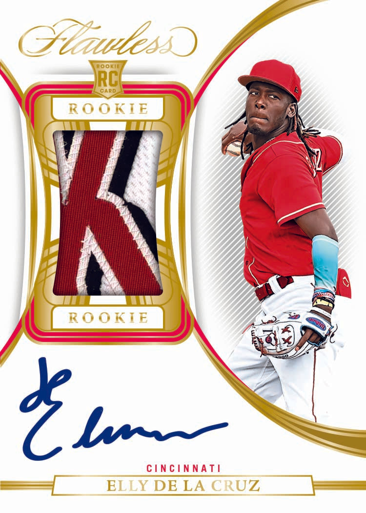 2023 Panini Flawless Baseball Cards-Elly De La Cruz-Auto