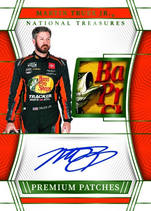 2023 Panini National Treasures Racing Cards -  Martin Truex Jr