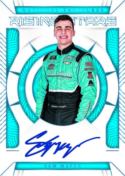 2023 Panini National Treasures Racing Cards -  Sam Mayer