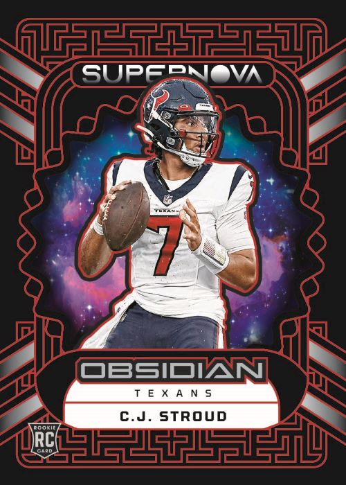 2023 Panini Obsidian Football Cards-CJ Stroud Supernovared