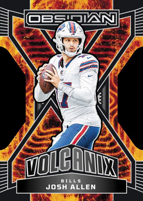 2023 Panini Obsidian Football Cards-Josh Allen Volcanix