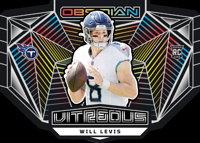 2023 Panini Obsidian Football Cards-Will Levis Vitreous