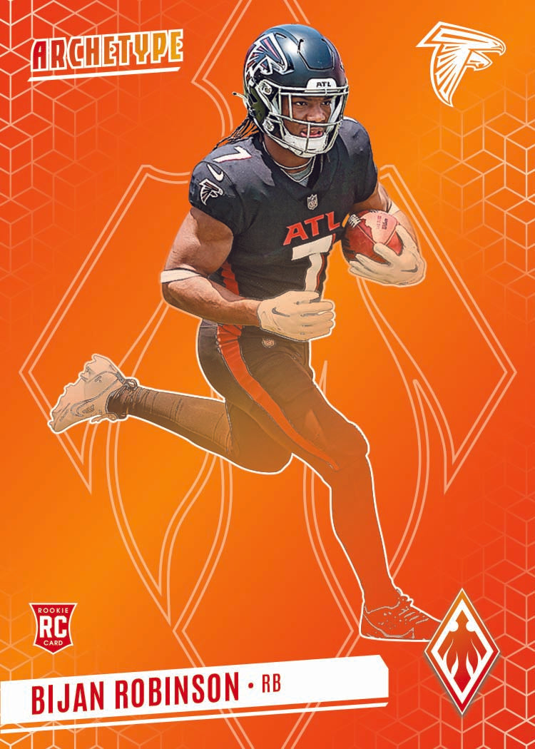 2023 Panini Phoenix Football Cards-Bijan Robinson_Archetype