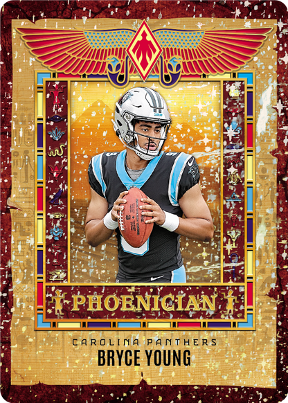 2023 Panini Phoenix Football Cards-Bryce Young_Phoneician