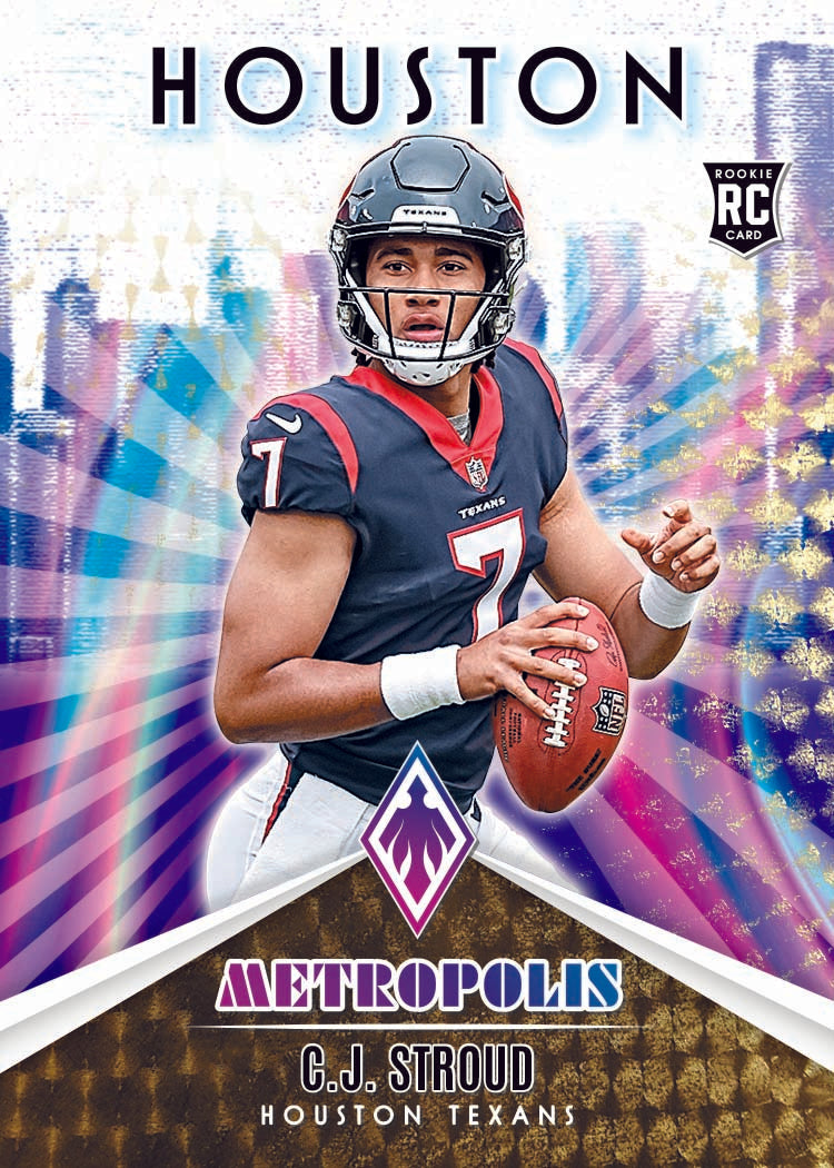 2023 Panini Phoenix Football Cards-CJ Stroud_Metropolis