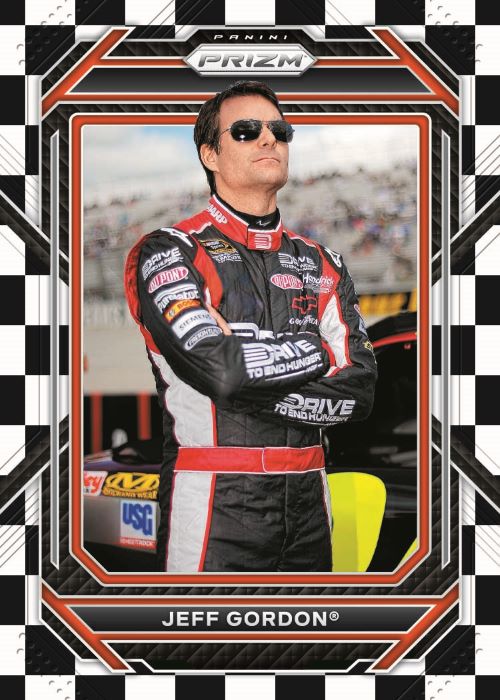 2023 Panini Prizm Racing Cards-Jeff Gordon-Checkered