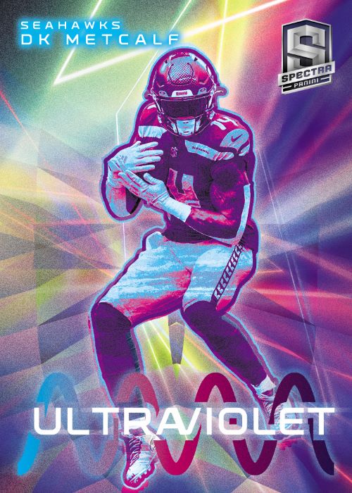 2023 Panini Spectra Football Card - DK Metcalf_Ultraviolet