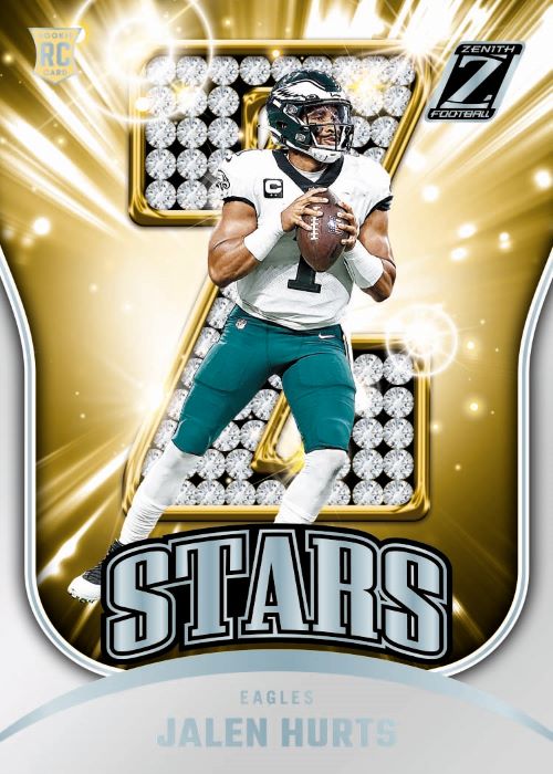 2023 Panini Zenith Football Cards-Jalen Hurts_Z Stars