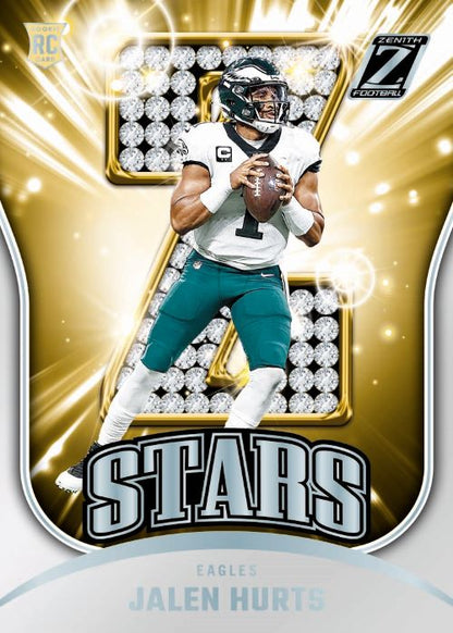 2023 Panini Zenith Football Cards-Jalen Hurts_Z Stars