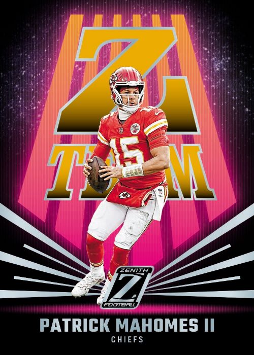 2023 Panini Zenith Football Cards-Patrick Mahomes_Z Team