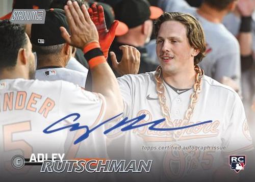 2023 Topps Stadium Club Baseball Cards-Adley Rutschman Auto