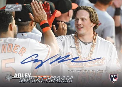2023 Topps Stadium Club Baseball Cards-Adley Rutschman Auto