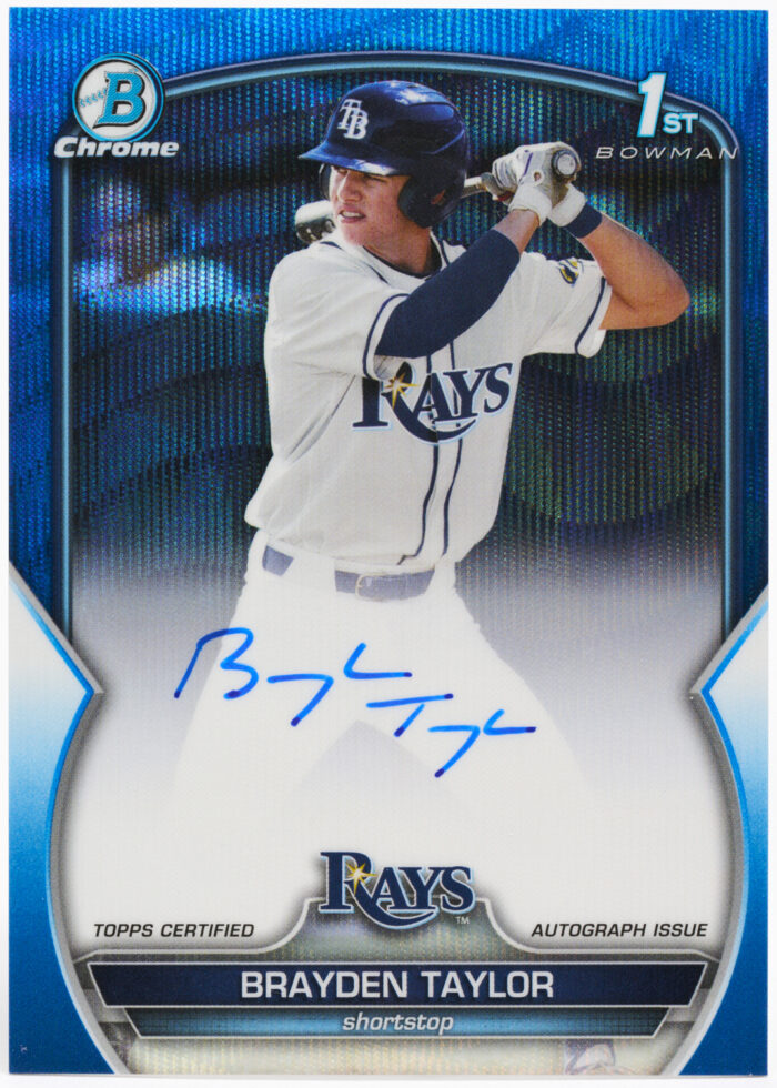 2023 Bowman Draft Baseball-Brayden Taylor