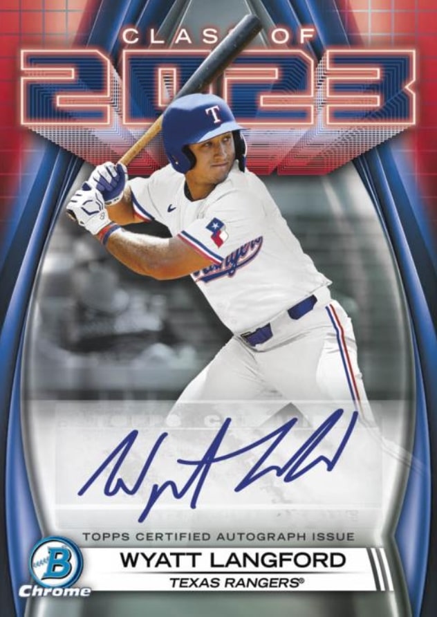 2023 Bowman Draft Baseball-Wyatt Langford