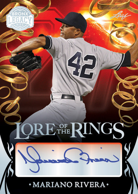 2023 Leaf Bronx Legacy Baseball-Mariano Rivera_Lore of the Rings